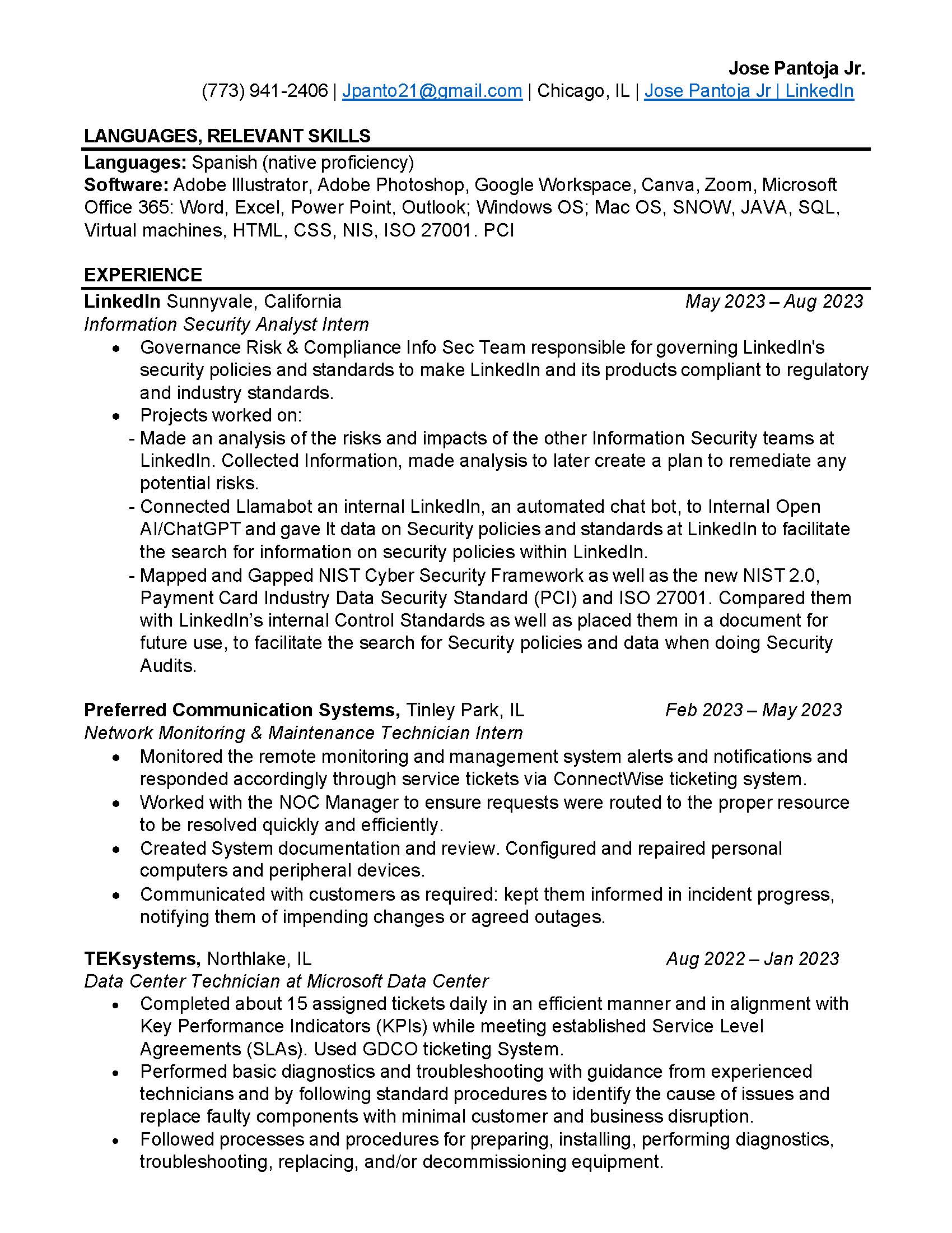 Resume